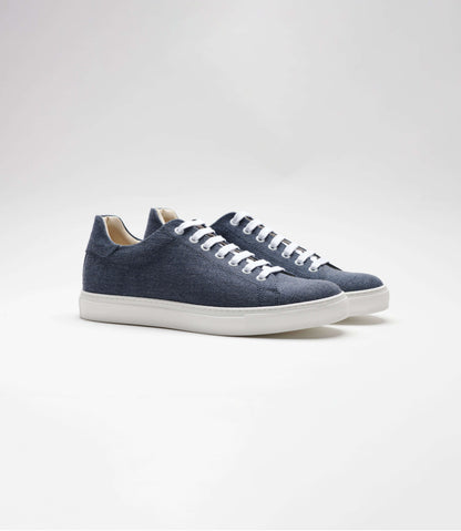hemp sneakers blue