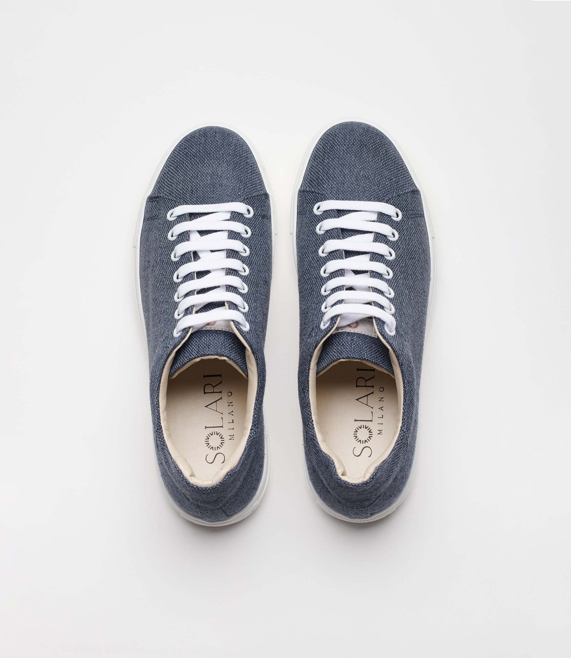 hemp sneakers blue