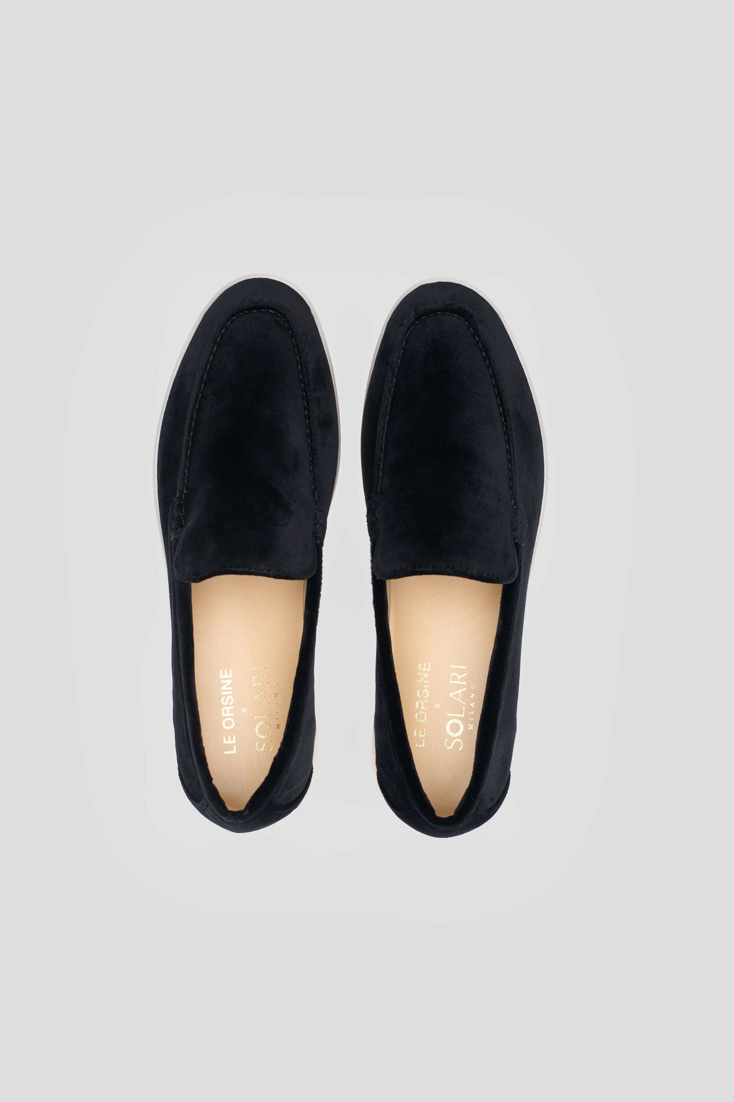 Vegan Velvet Loafer Black Woman