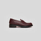 Vegan loafer burgundy