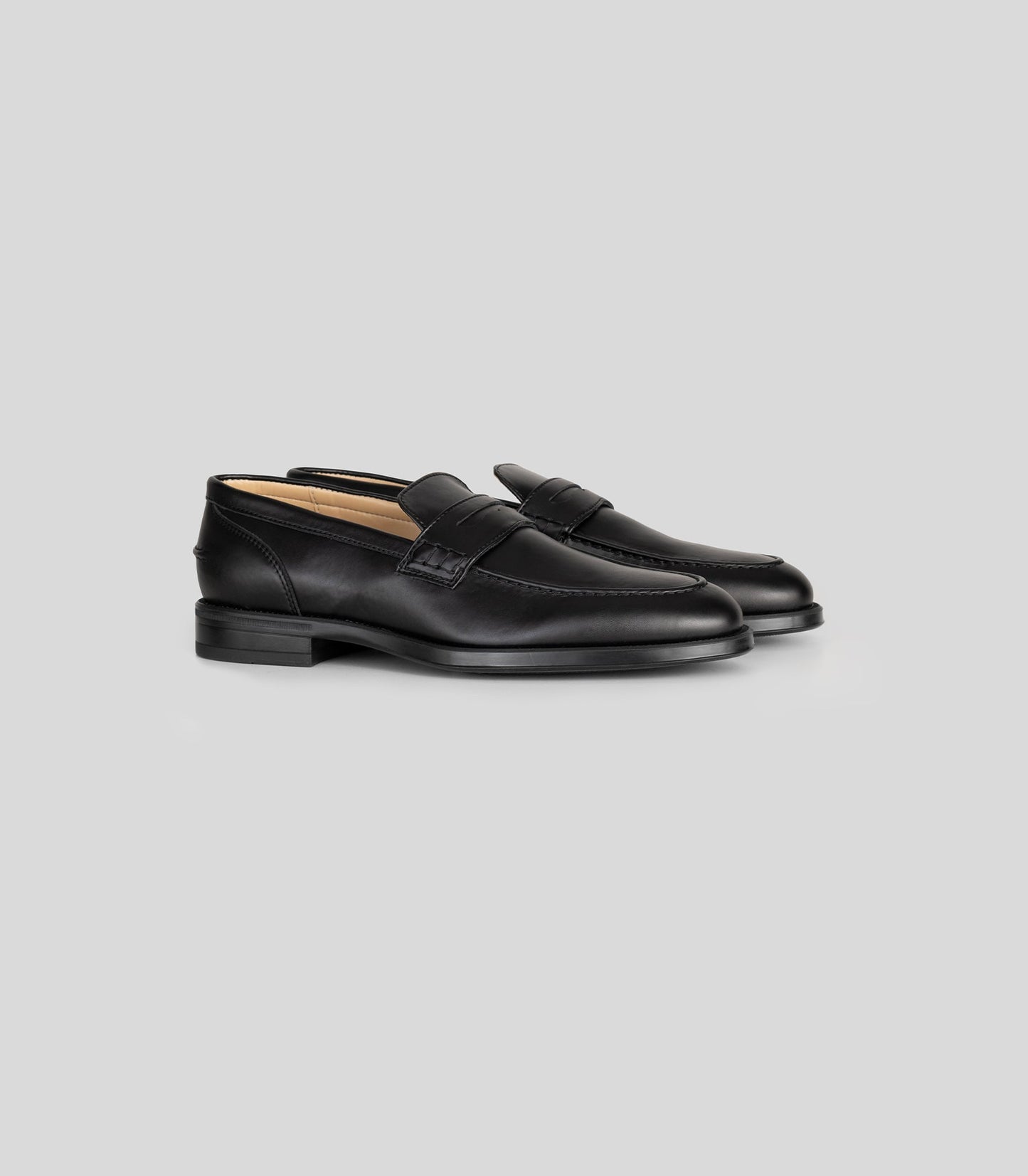 vegan loafer men black
