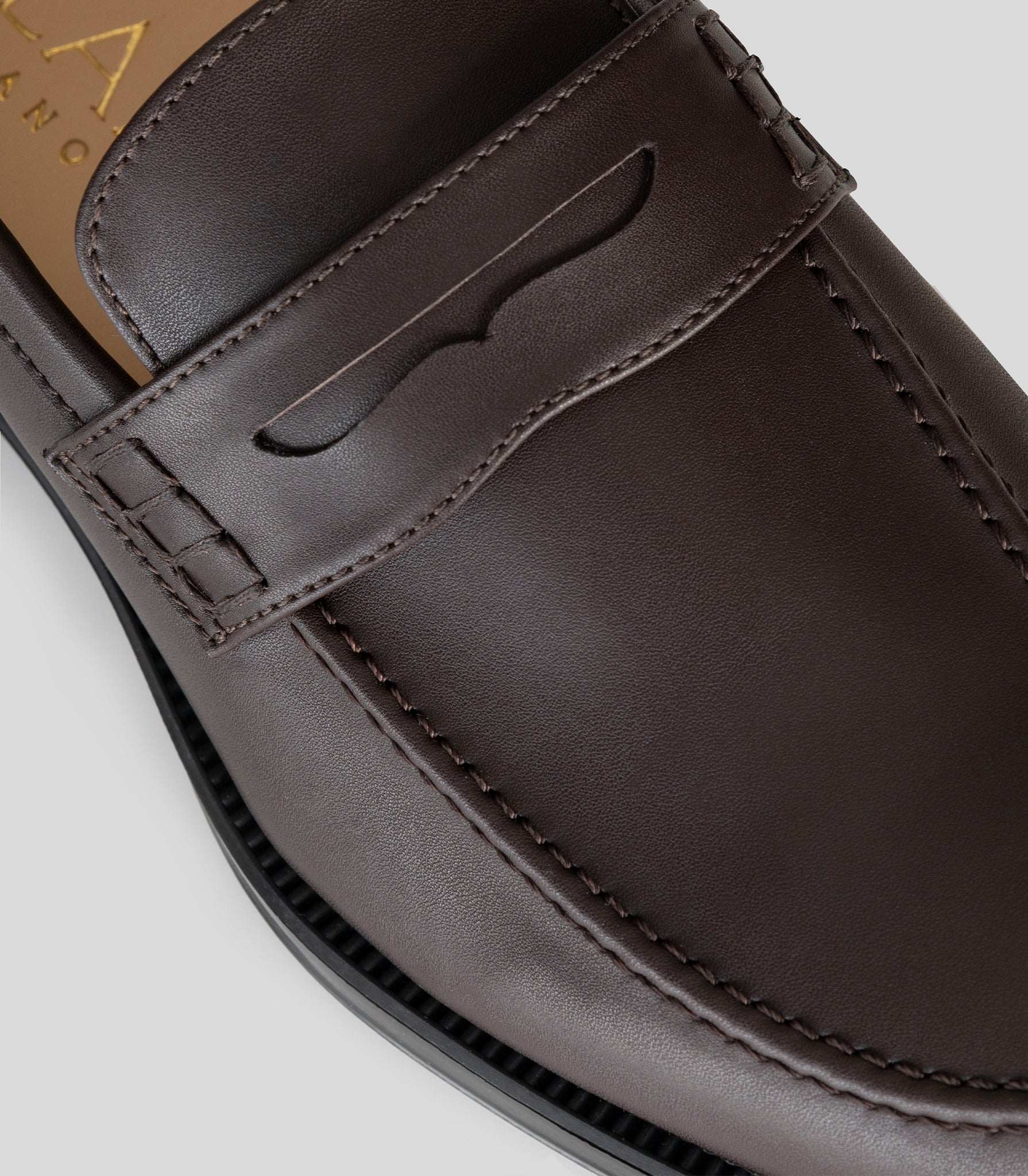 vegan loafer man brown