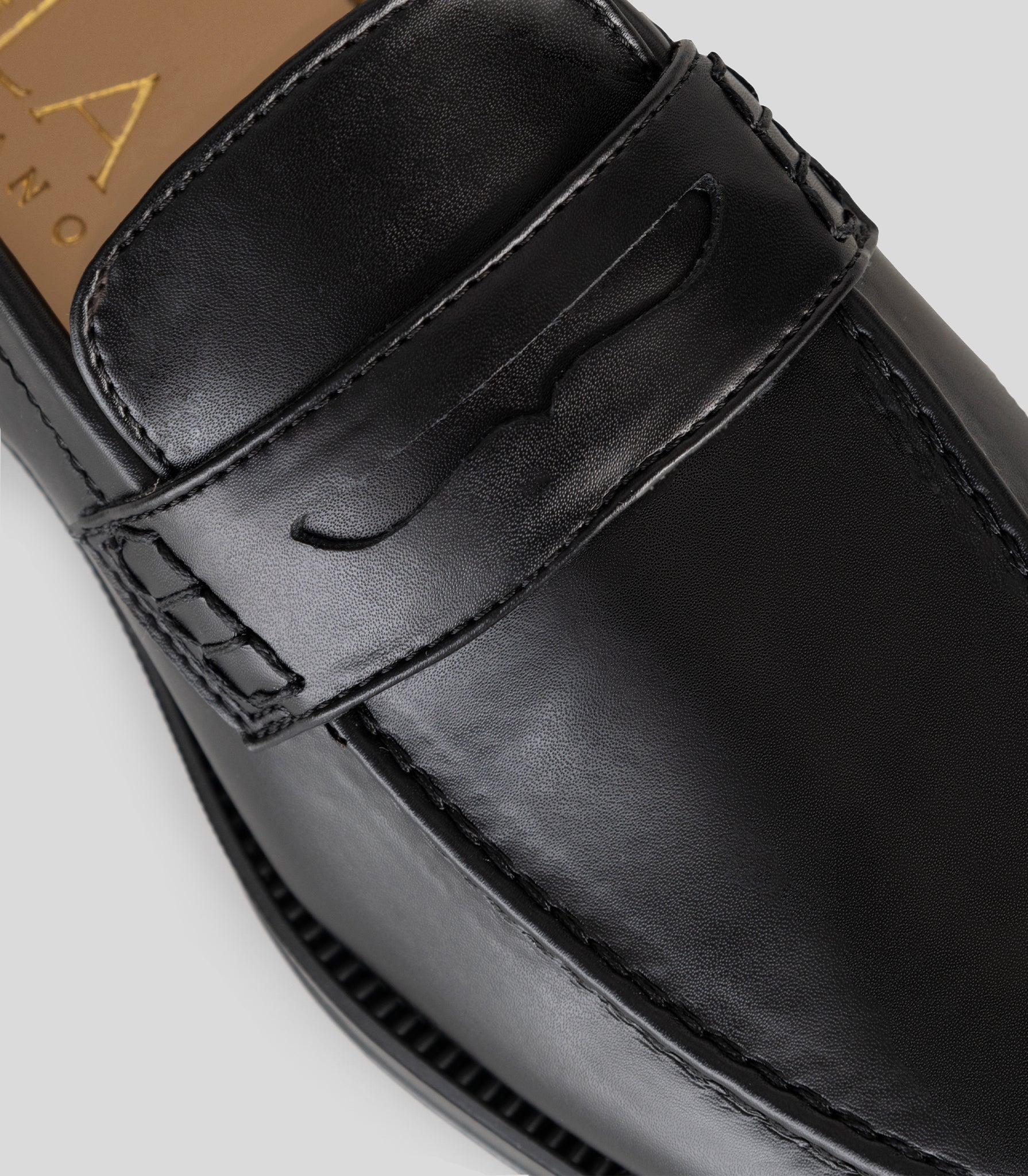 vegan loafer man black
