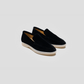 Vegan Velvet Loafer Black Woman