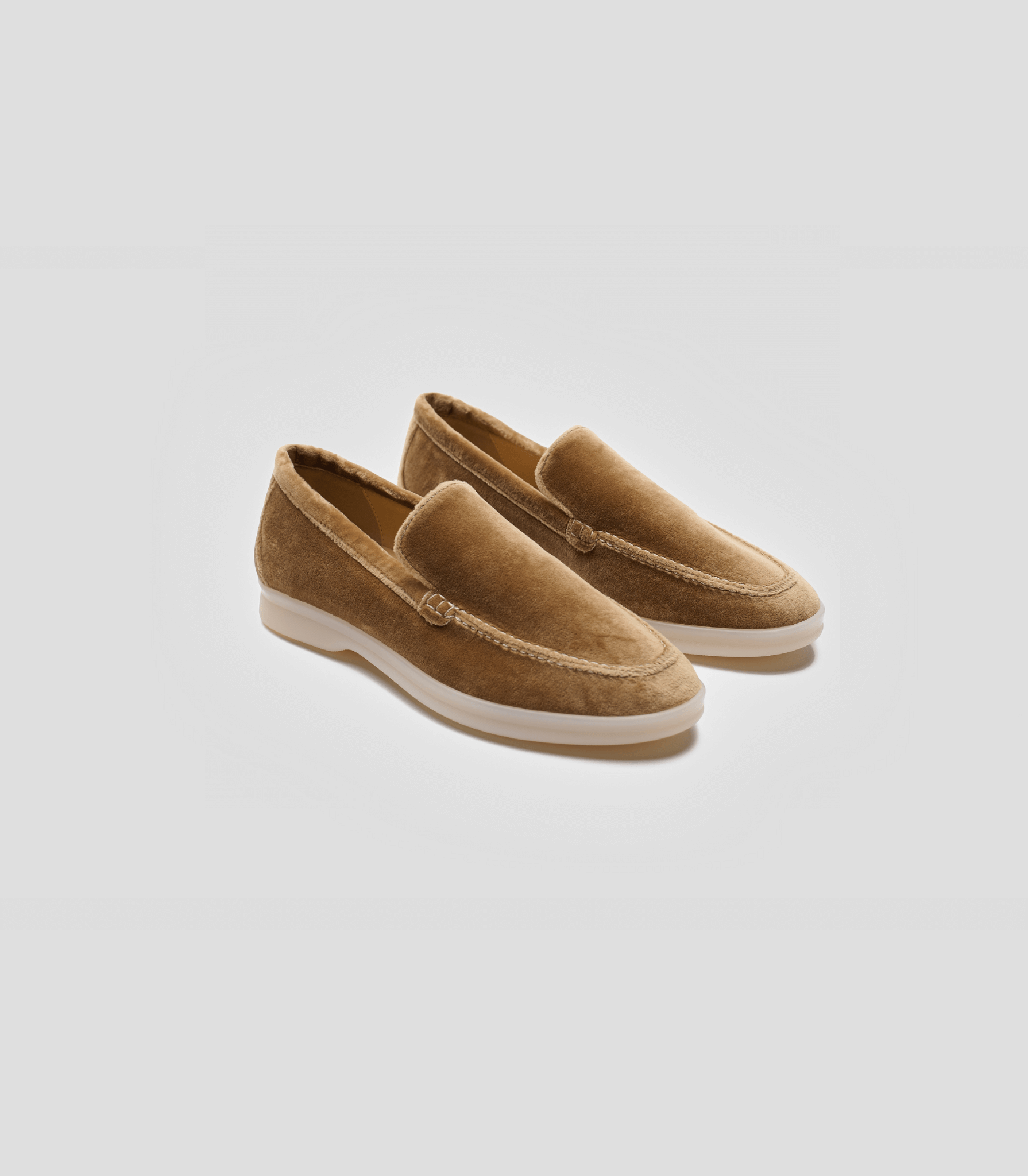 Vegan Velvet Loafer - side