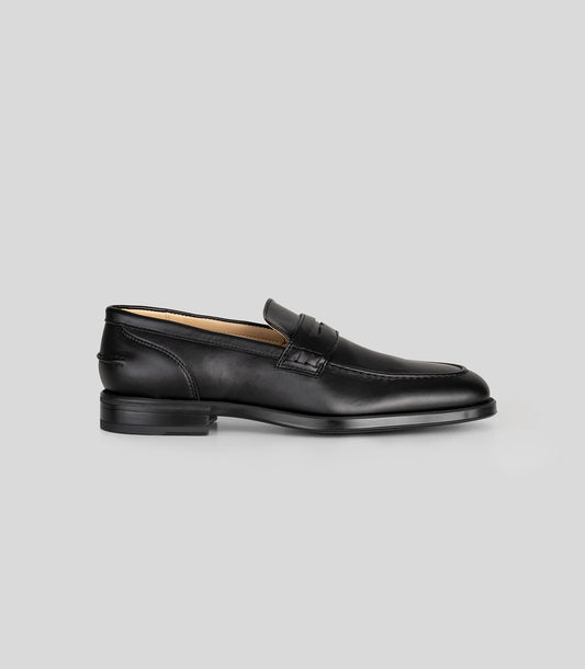 vegan loafer man black