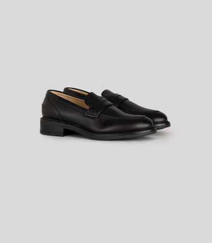 vegan loafer black woman