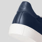 White vegan sneaker by Solari Milano, side view detail