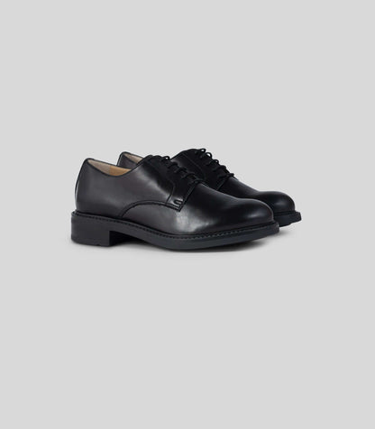 Vegan Derby Woman Lateral Black