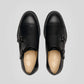 vegan monk strap black