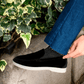 Vegan Velvet Loafer Black Woman