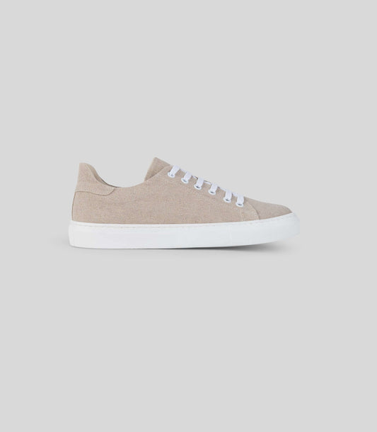hemp sneakers beige