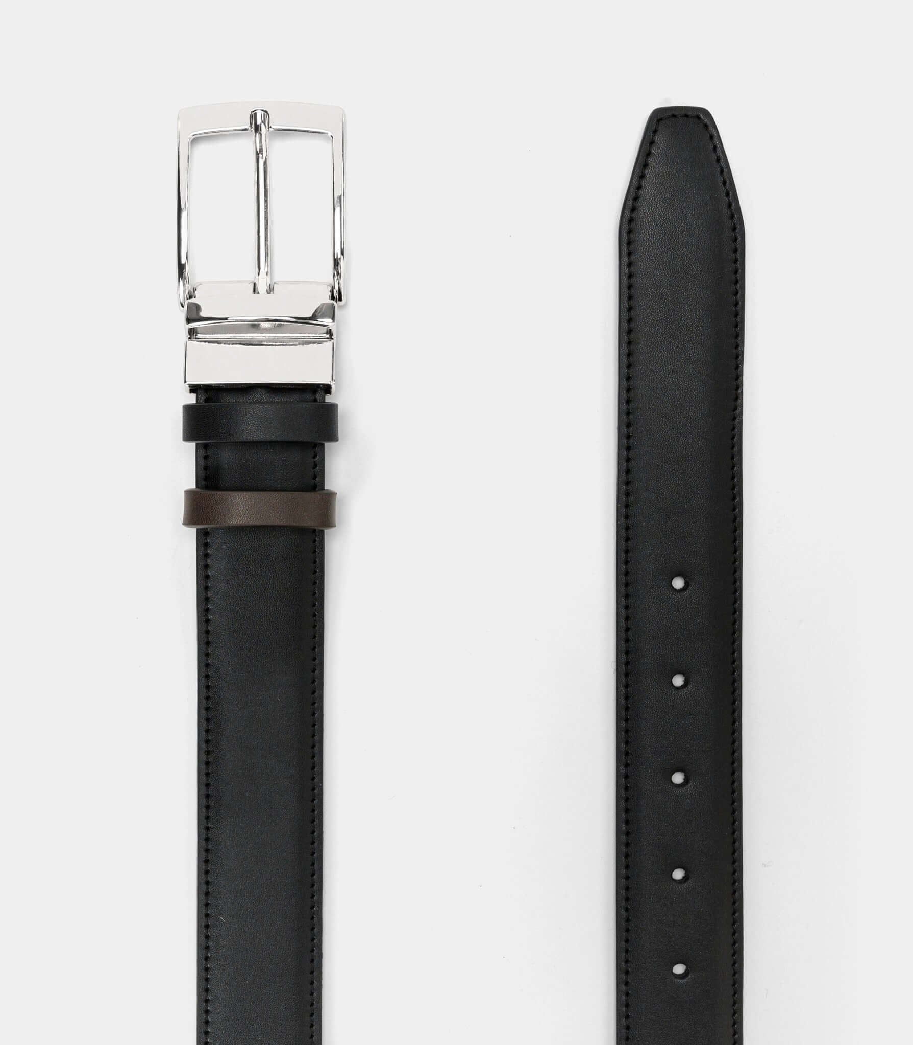 Reversible Vegan Belt – Black & Brown for Men