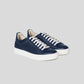 Blue vegan sneaker by Solari Milano, made from sustainable materials