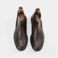 vegan chelsea boots brown
